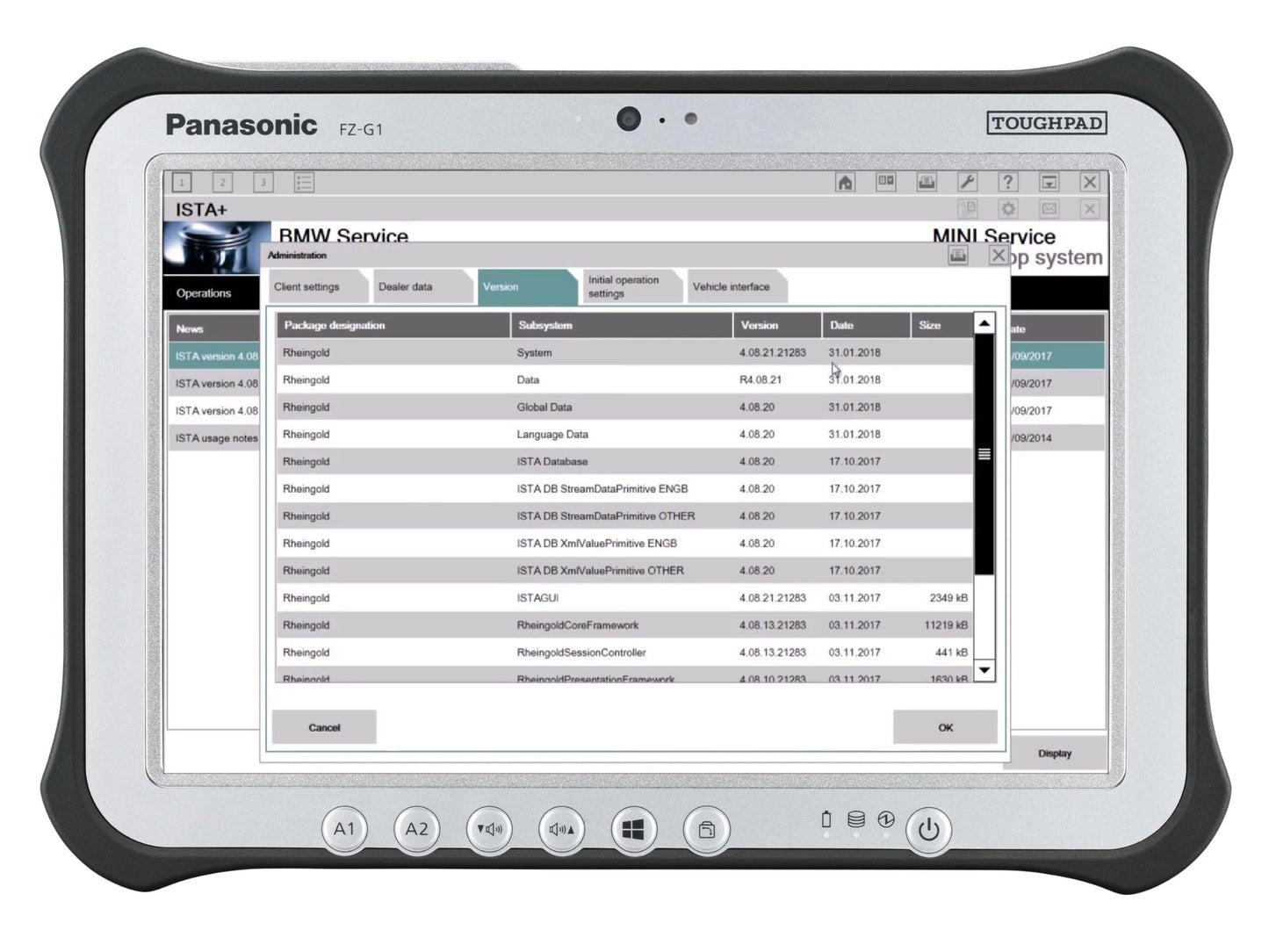 Panasonic Toughpad FZ-G1